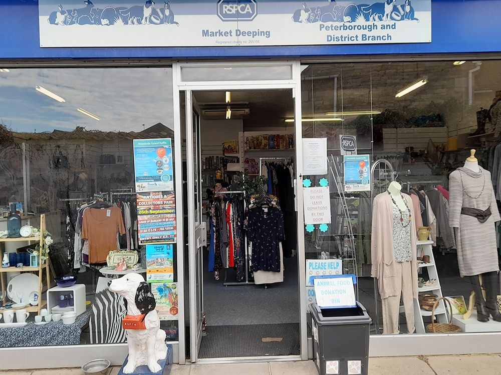 RSPCA Woodside Market Deeping Charity shop